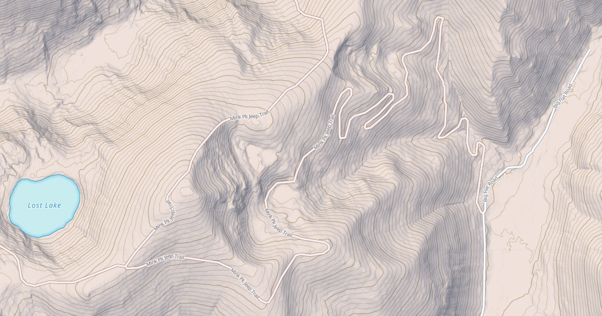Map preview of MINK CREEK