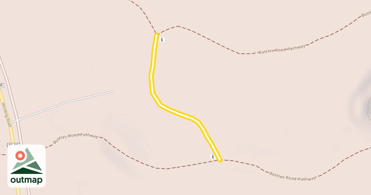 Map of Buttles Road Pathway
