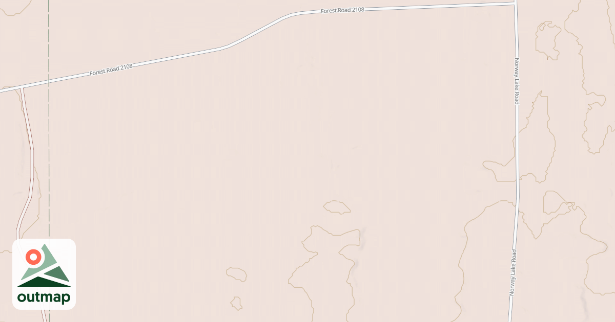 Map of USFS Motor Vehicle Use Map Trails 24376