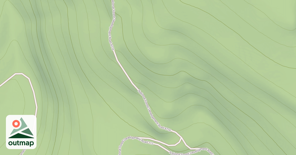 Map of BEULAH RIDGE LOOP