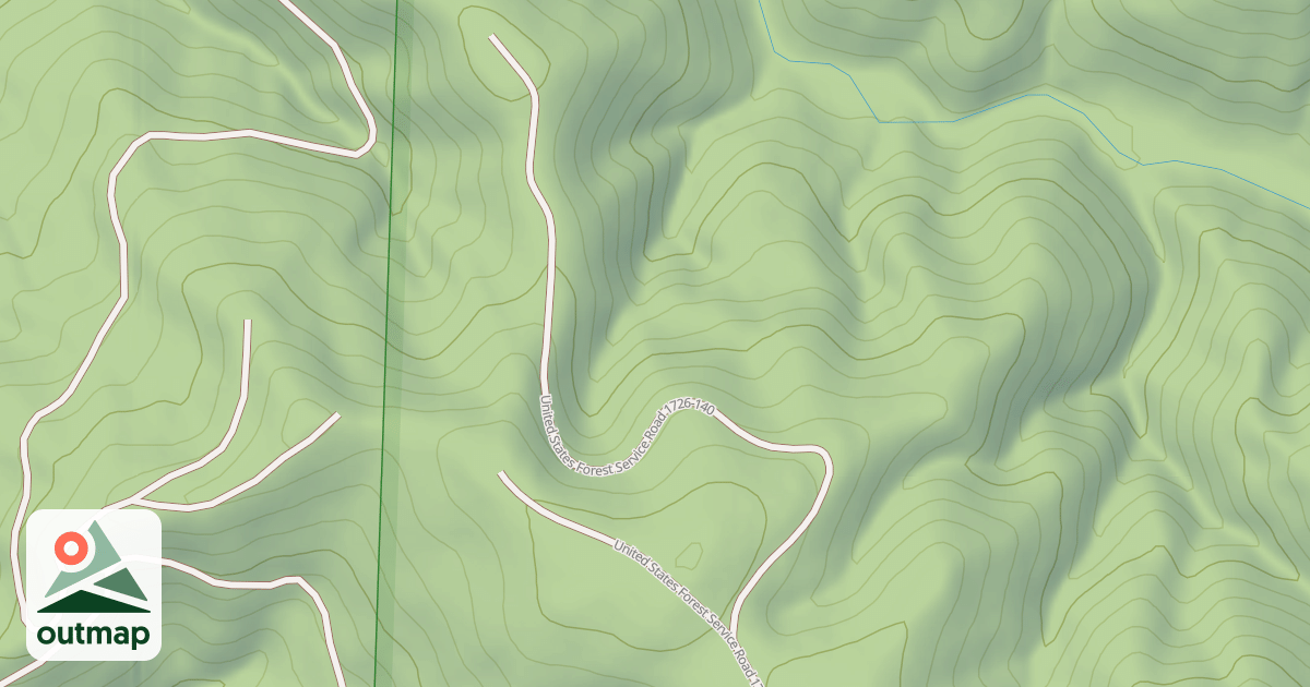 Map of USFS Motor Vehicle Use Map Roads {29B30D8D-CA6F-4E4B-8804-1F674DDBCF12}