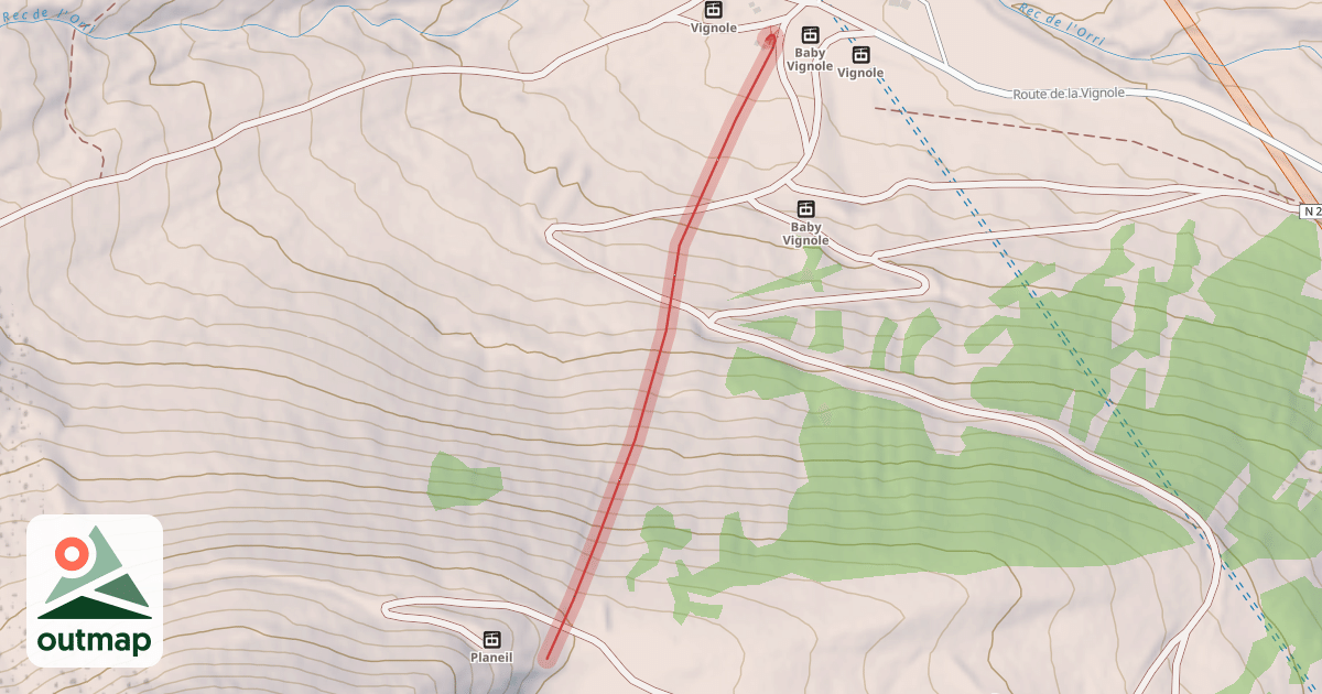 Map of Le Planeil