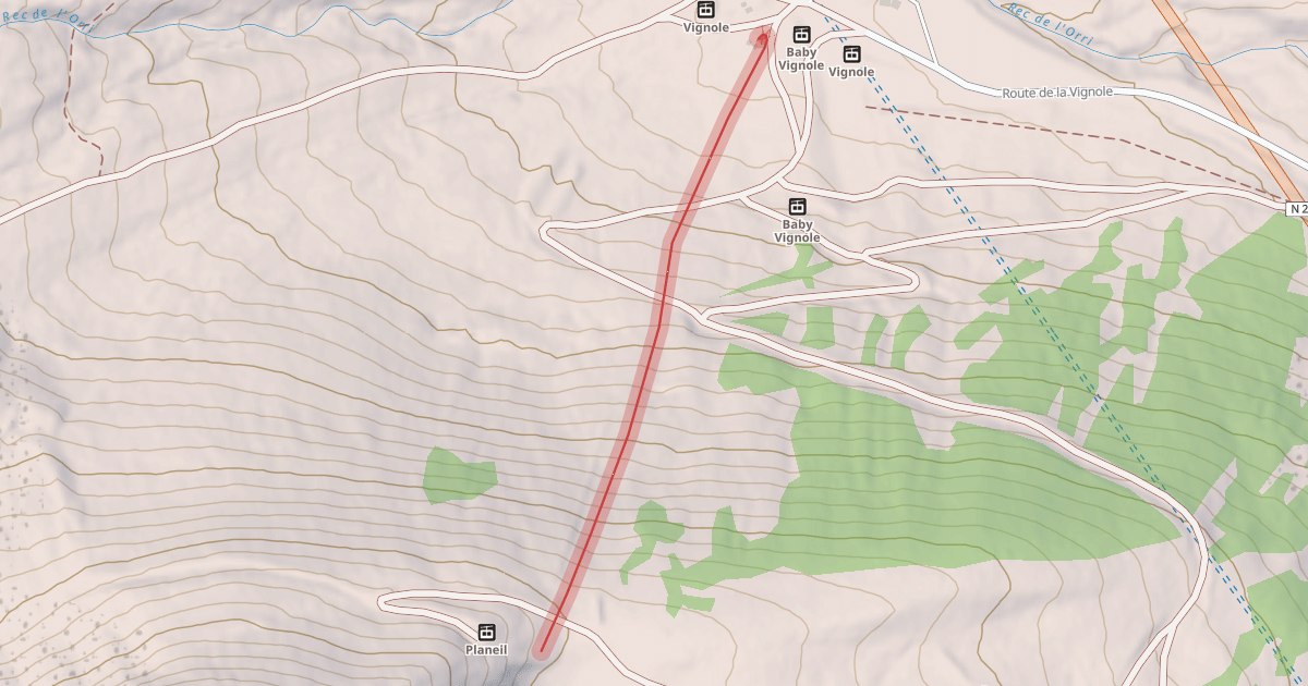 Map preview of Le Planeil