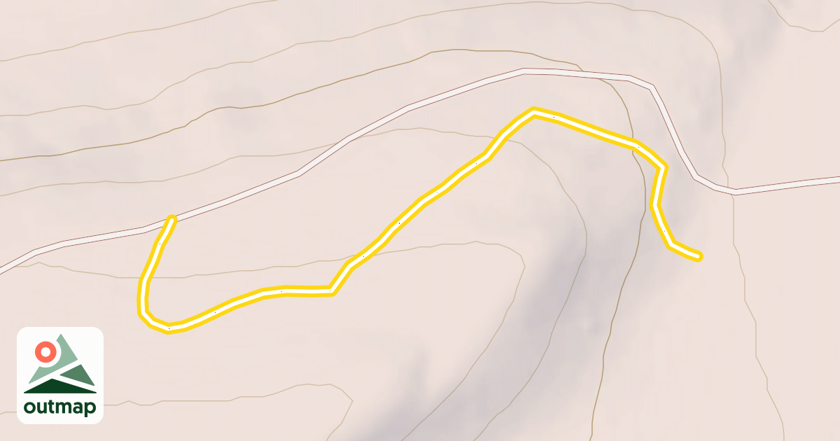 Map of Old Lander Highway