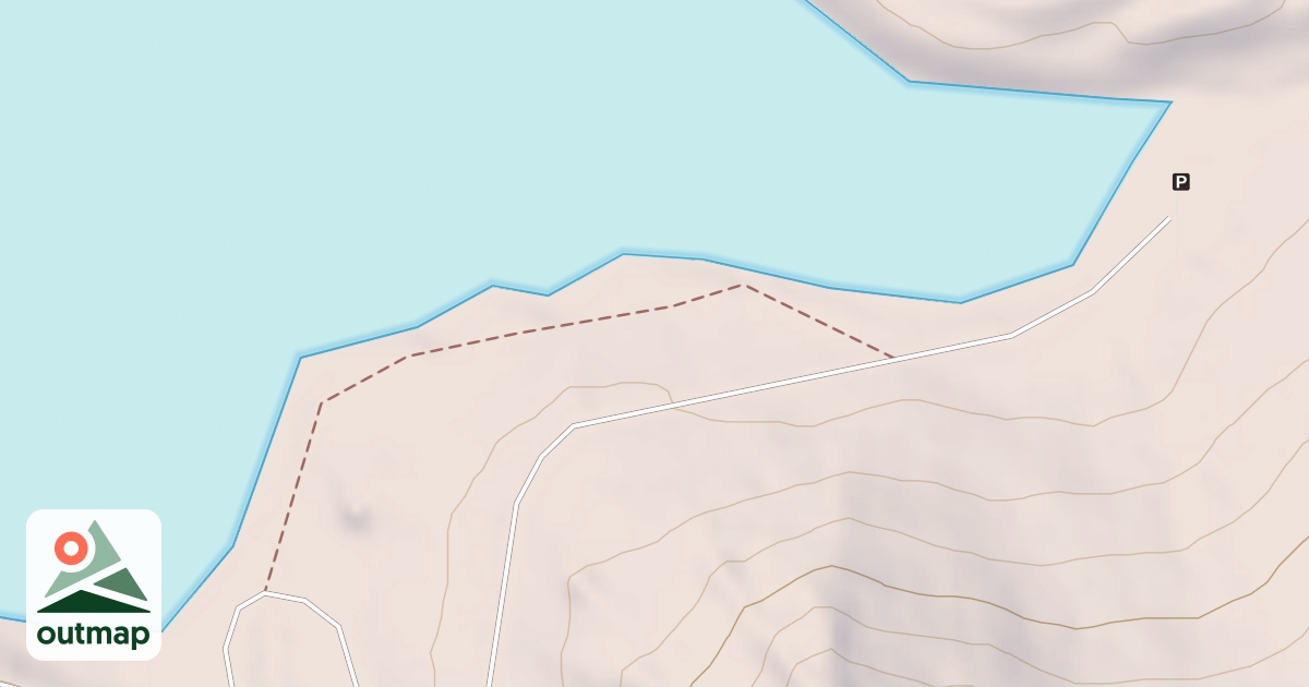 Map of LOUIS LAKE DISPERSED CAMPING