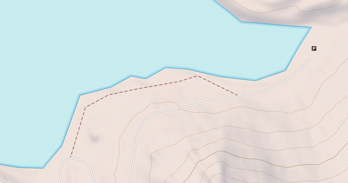 Map preview of LOUIS LAKE DISPERSED CAMPING