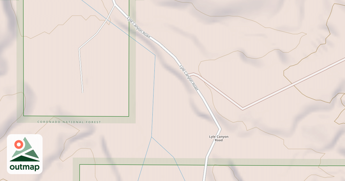 Map of LYLE CANYON