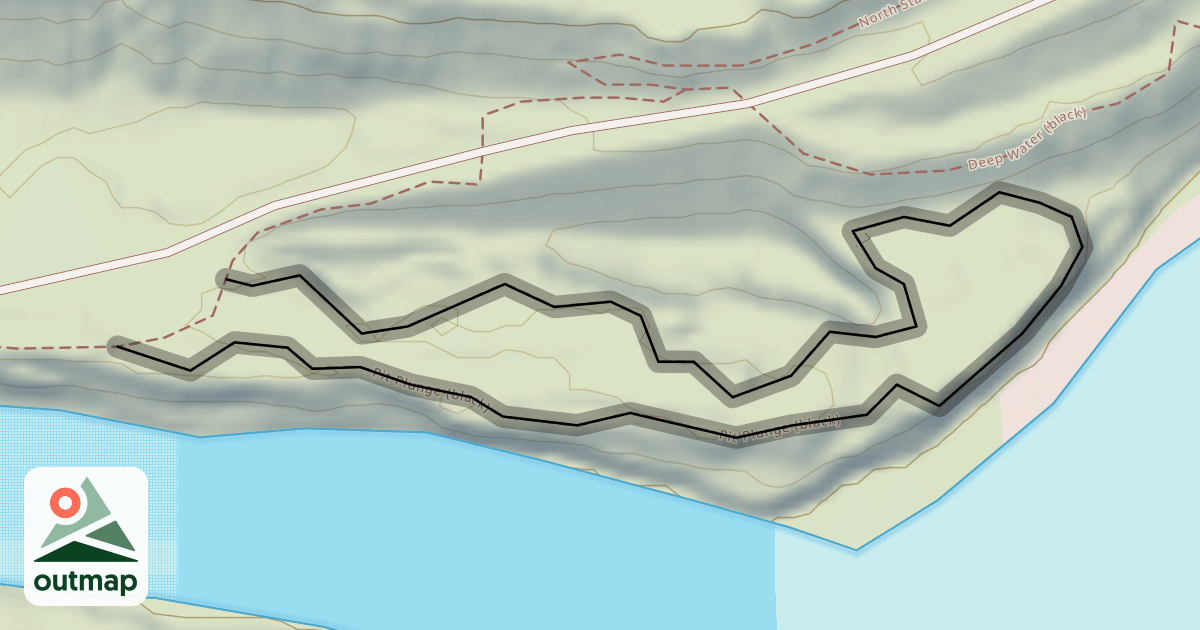 Map of Pit Plunge (black)
