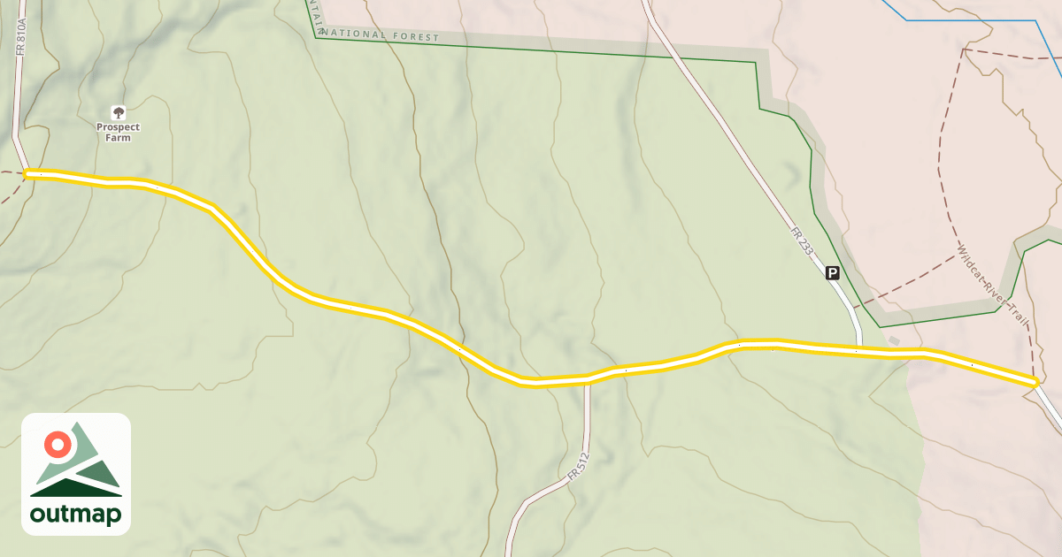 Map of Prospect Farm Road