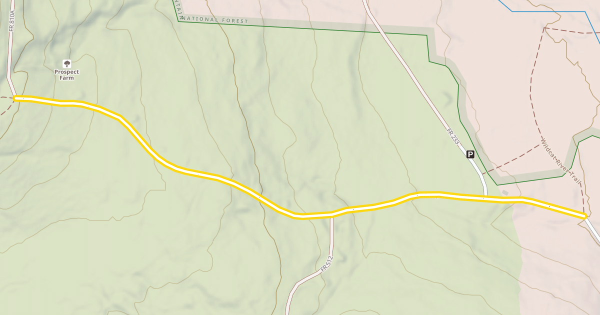 Map preview of Prospect Farm Road