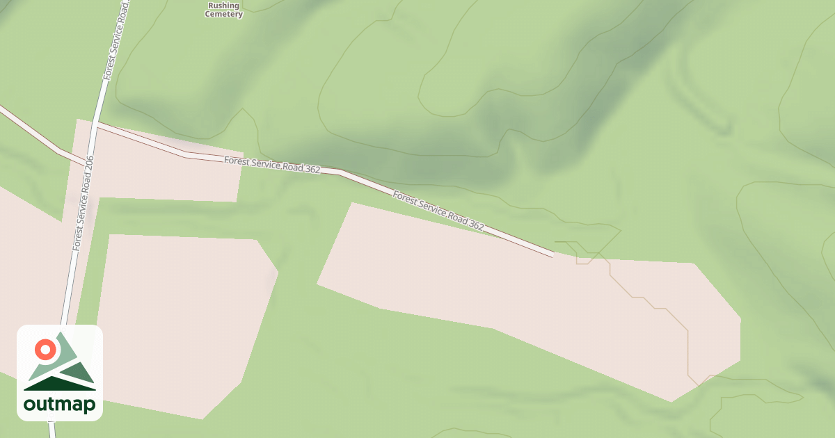 Map of SOUTH FORK ROAD