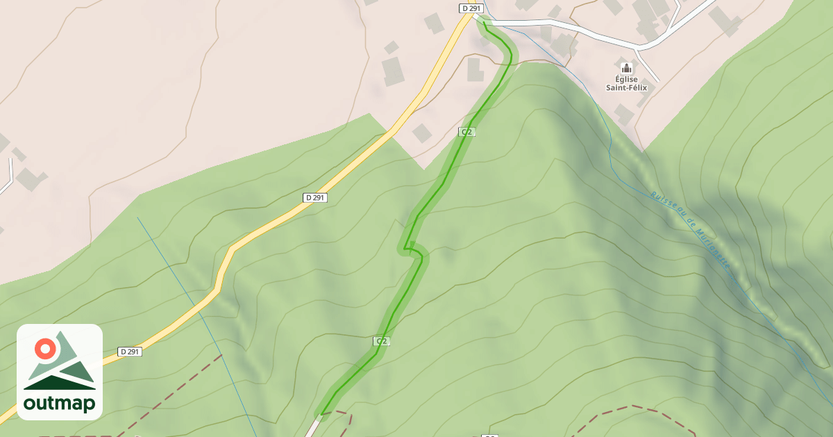 Map of Chemin de Murianette au Japin