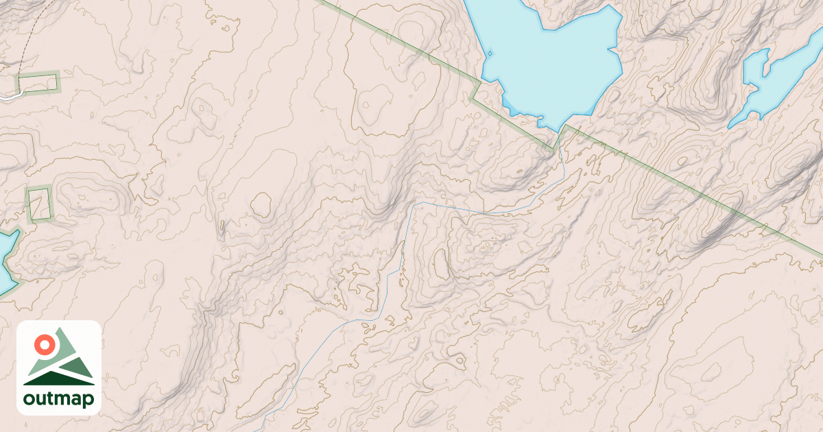 Map of Sand Lake Falls Trail