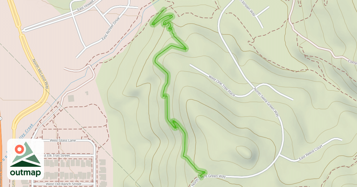 Map of TBird Traverse - #28