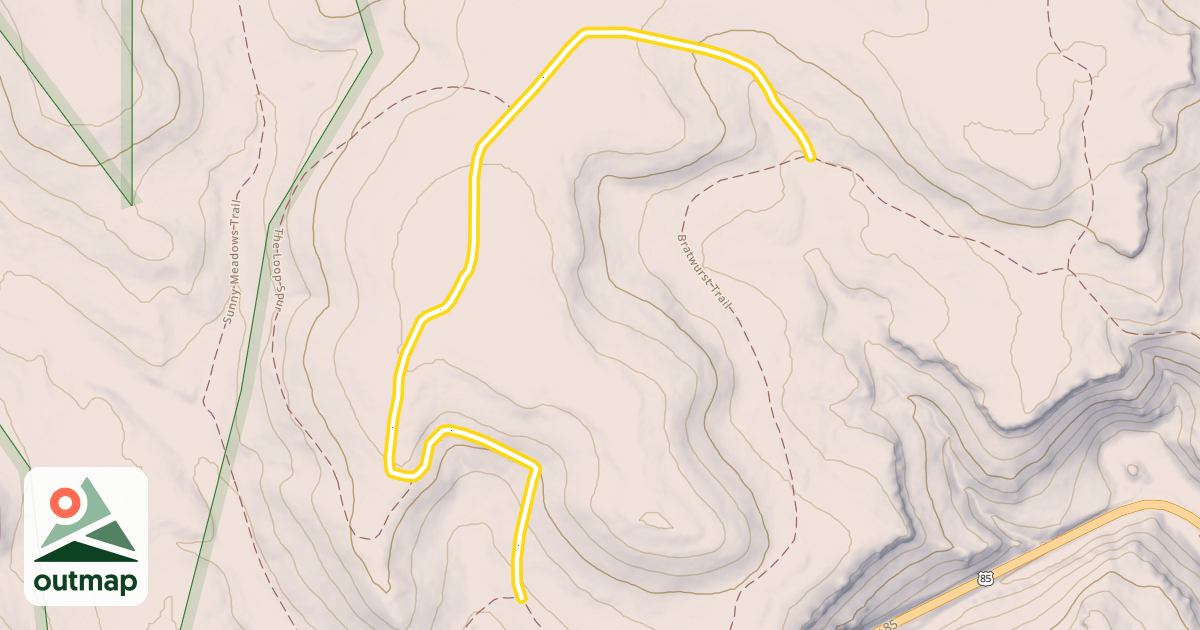 Map of The Loop Trail