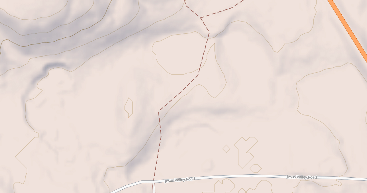 Map preview of snowmachine trail