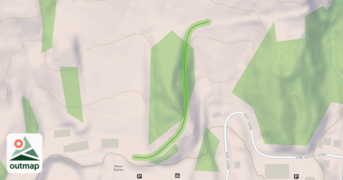 Map of T-Bar Return