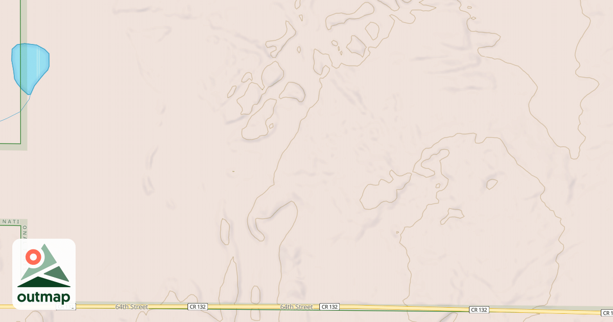 Map of EAST BOUNDARY SPUR A