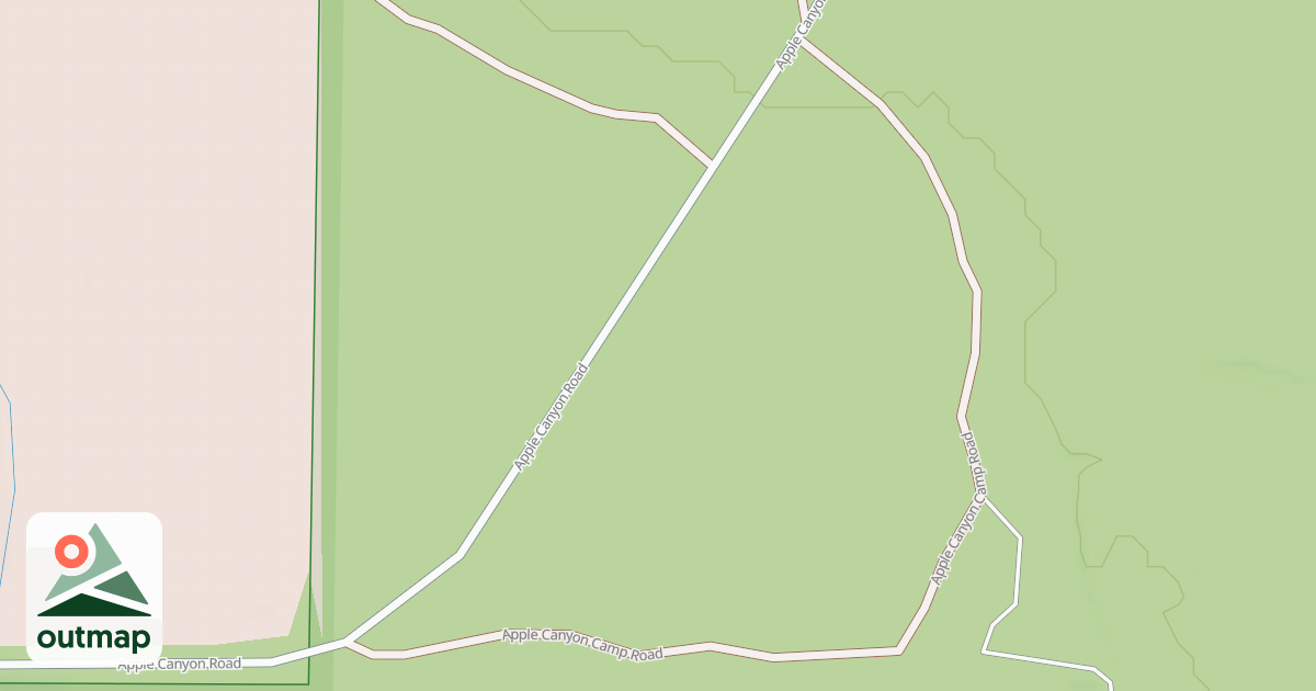 Map of APPLE CANYON CAMP