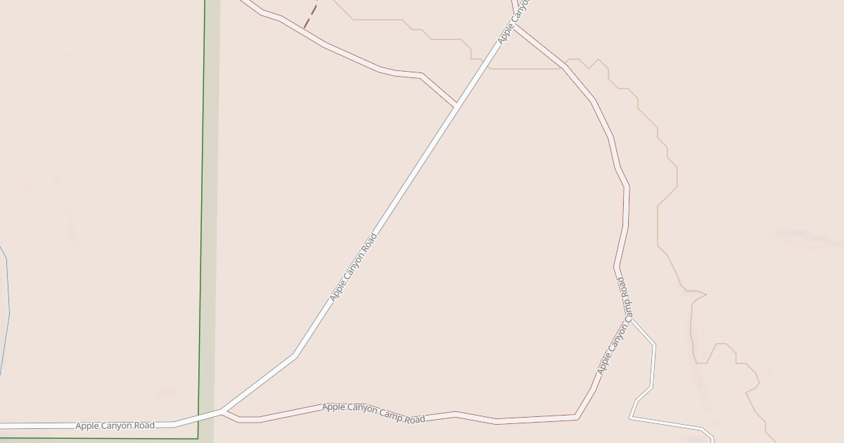 Map preview of APPLE CANYON CAMP