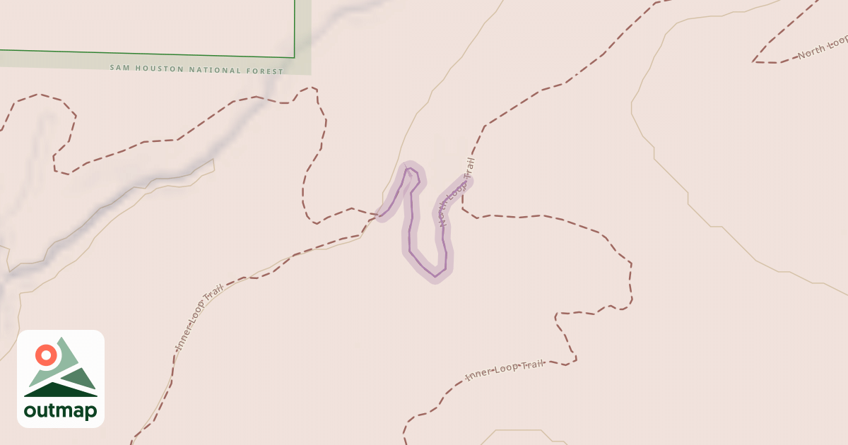 Map of North Loop Trail