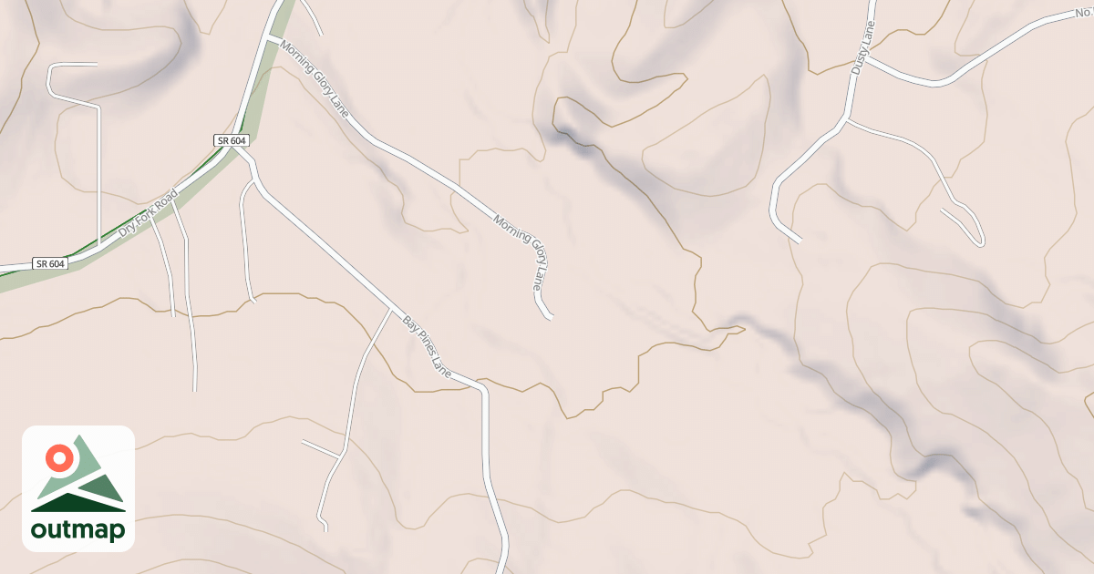Map of DRY FORK