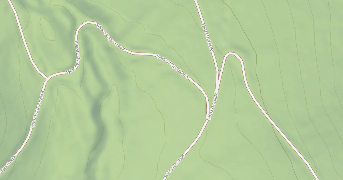 Map preview of SYLVIS "19" SPUR A