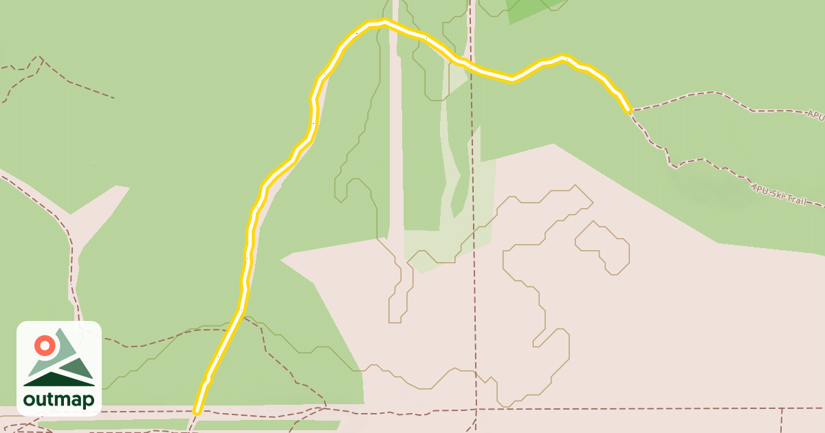 Map of APU Singletrack