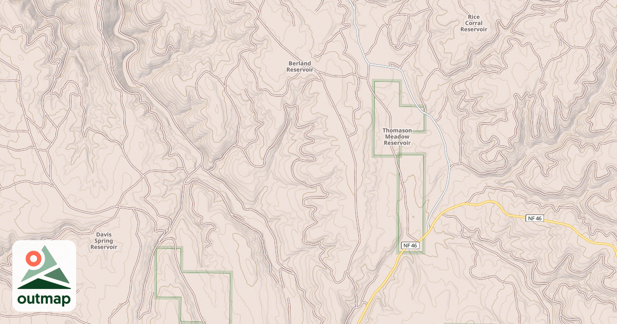 Map of N 418 E BERLAND RES