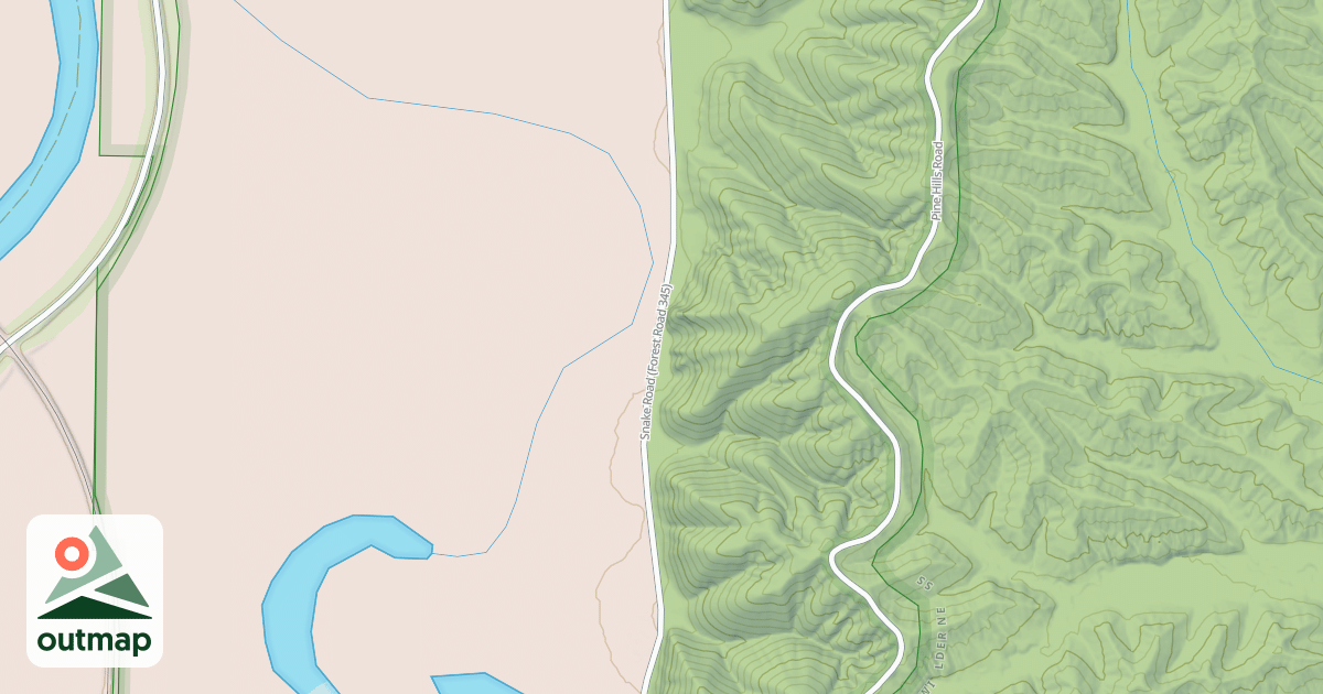 Map of LARUE RD