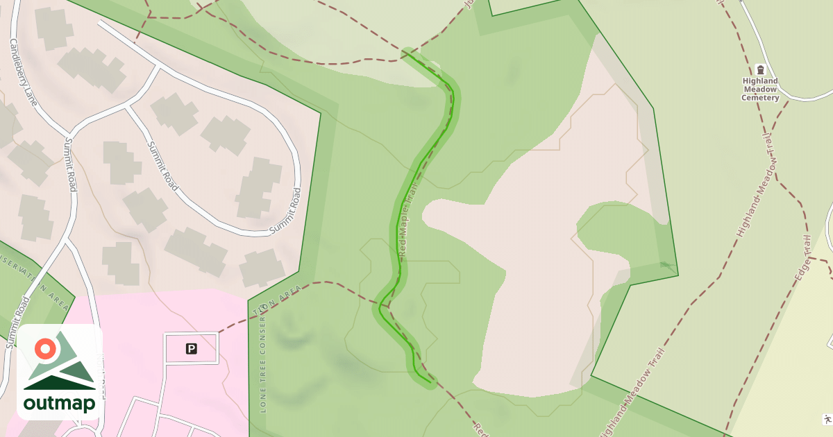 Map of Red Maple Trail