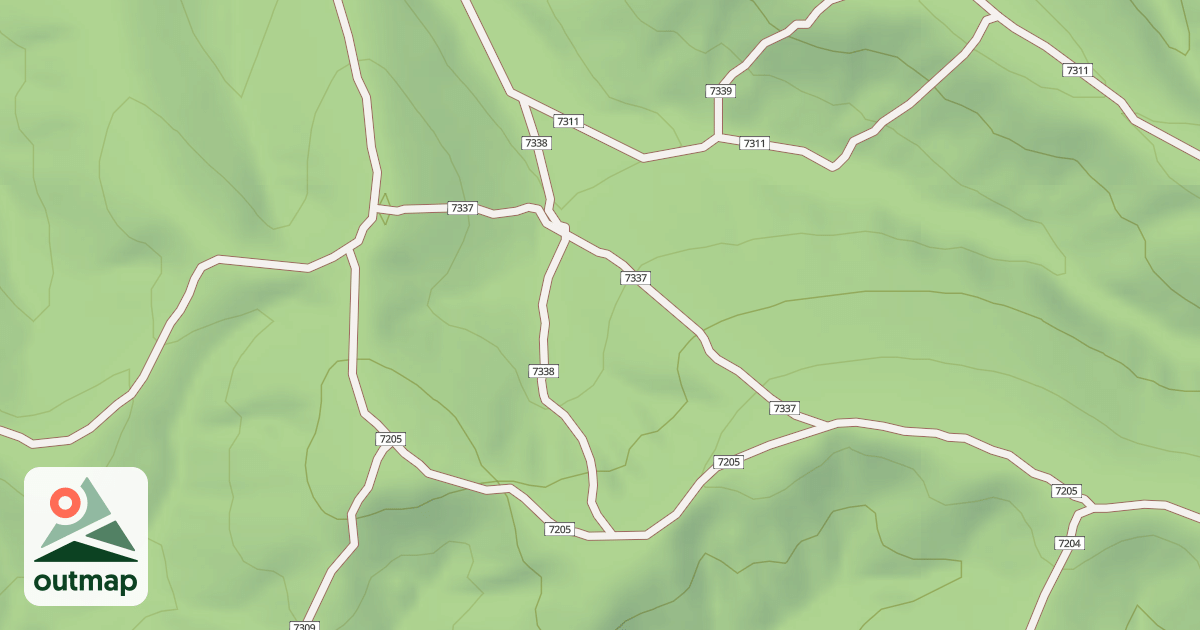 Map of USFS Motor Vehicle Use Map Trails 19909