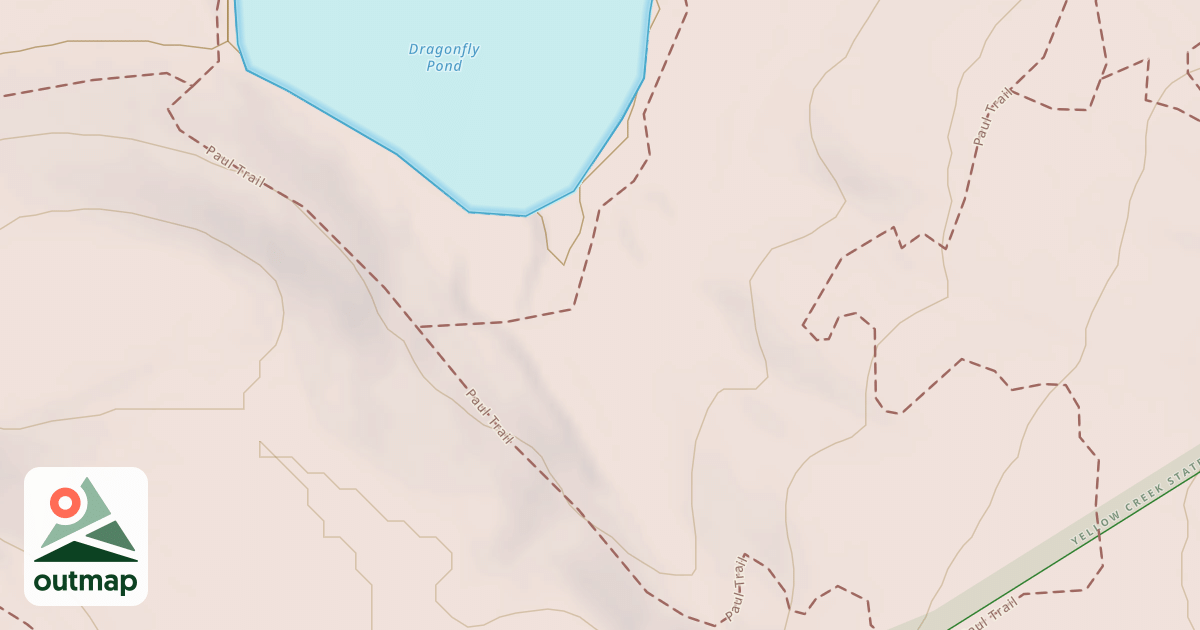 Map of Yellow Creek State Park Trails