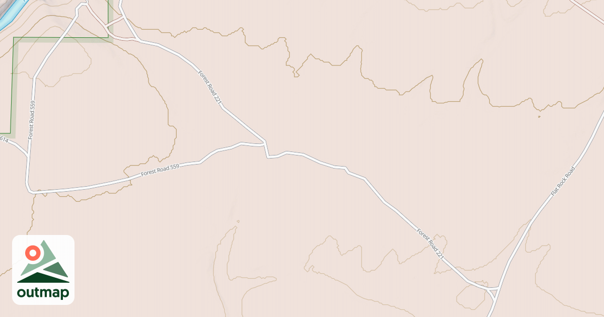 Map of COFFEE POT LODGE