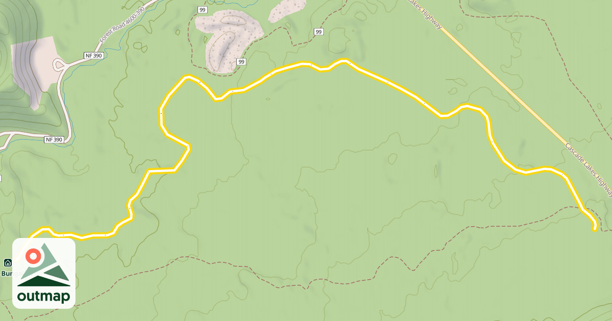 Map of Woody's Way