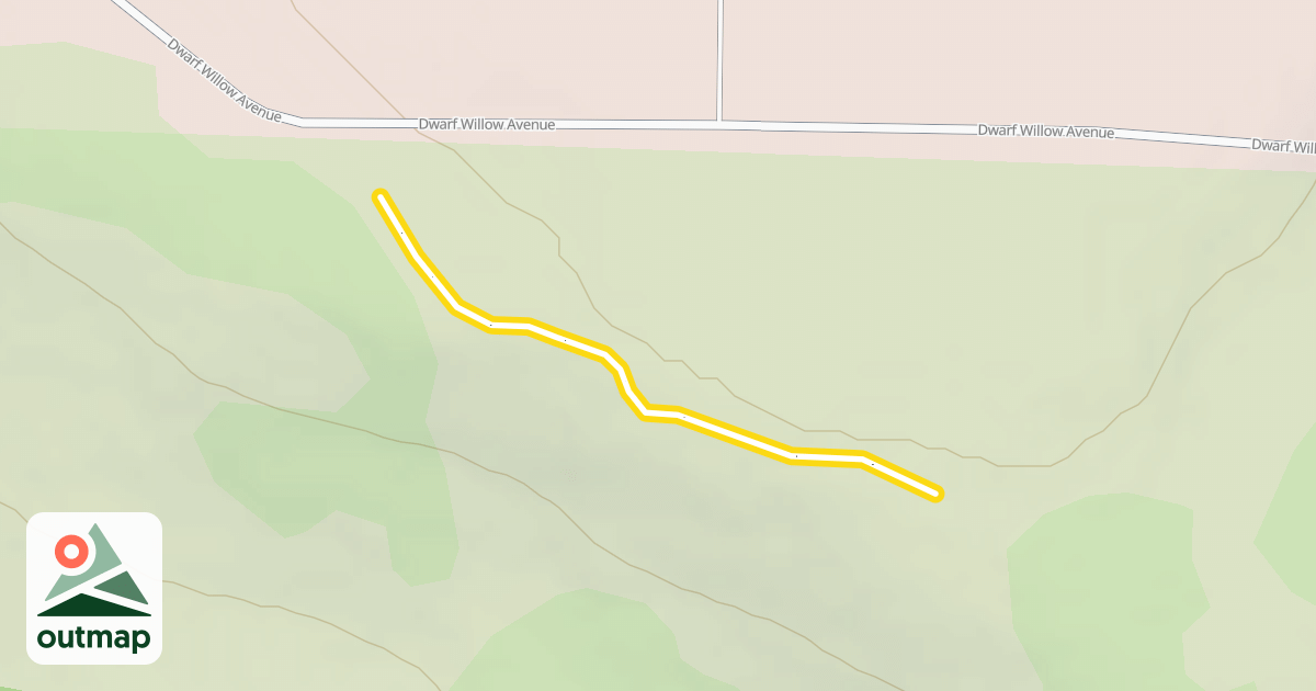 Map of Alpine Meadows Loop