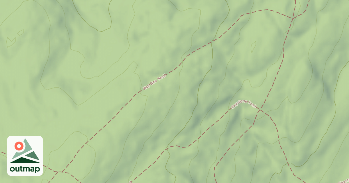 Map of Kay Bee Trail