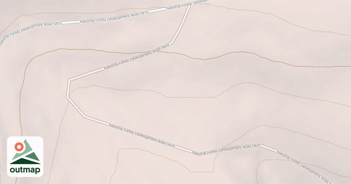 Map of USFS Motor Vehicle Use Map Roads {679429FC-9FE2-4CA6-A4BD-E93F75303BE8}