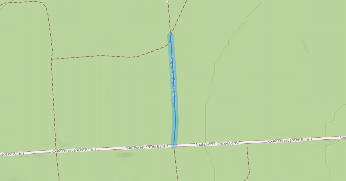 Map preview of Single des Pierres Levées
