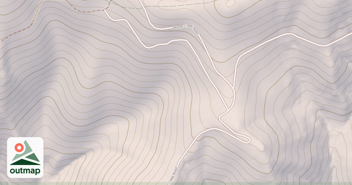 Map of LITTLE BEAVER JEEP TRAIL #7418