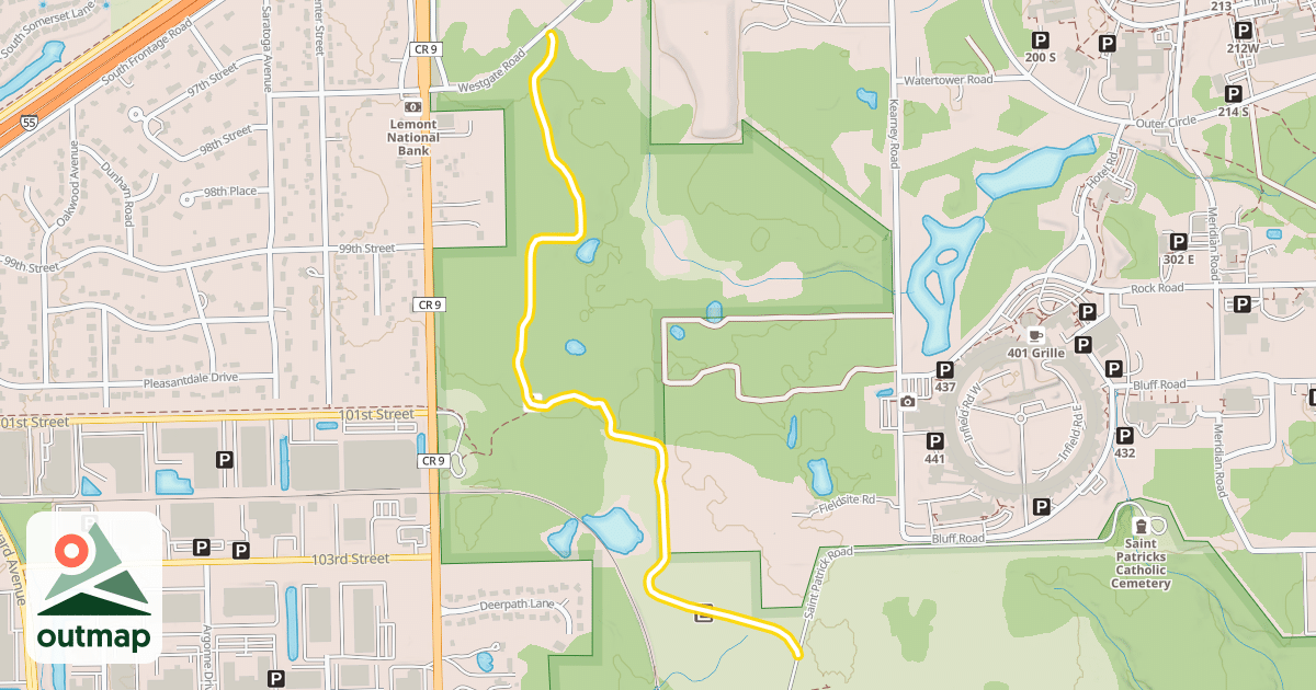 Map of Main Trail