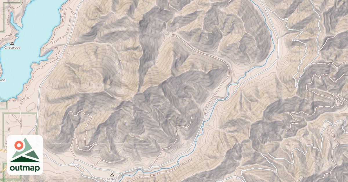 Map of UPPER SATSOP TH