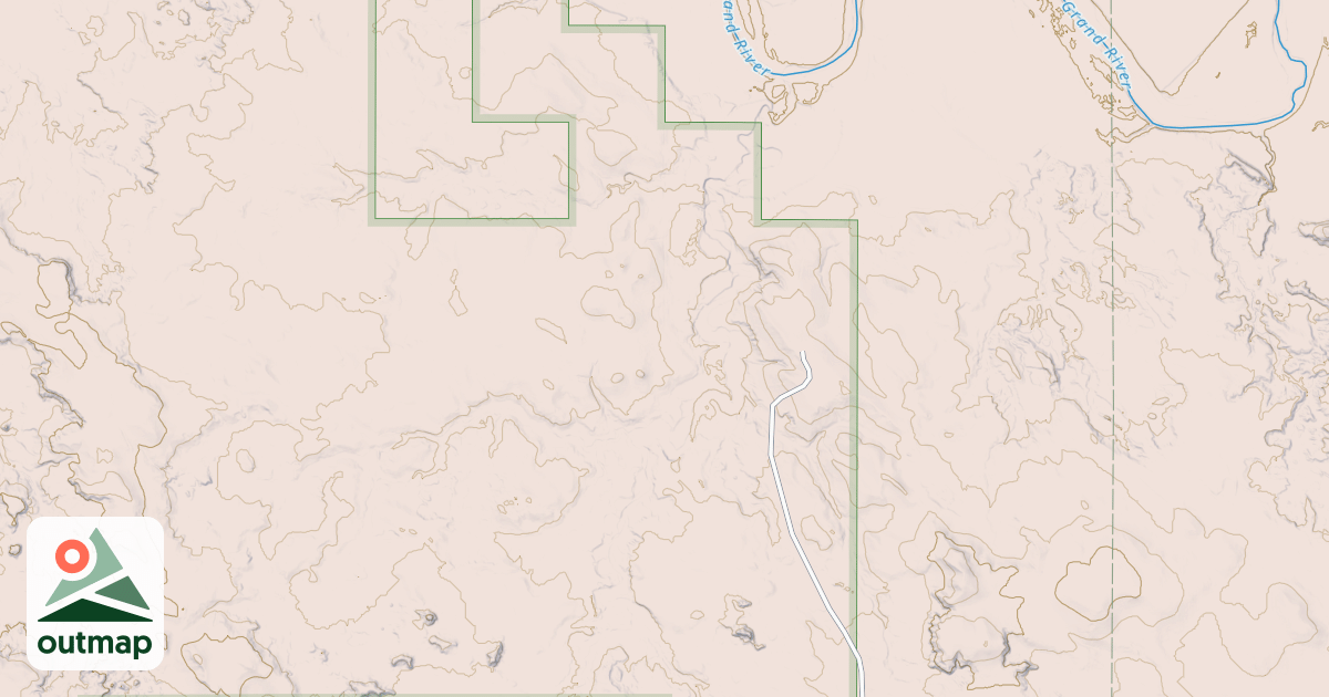 Map of (FDR) GRAND RIVER
