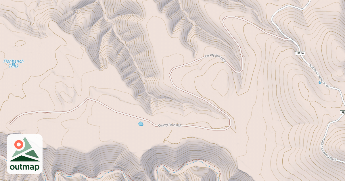 Map of FISH CREEK RD.