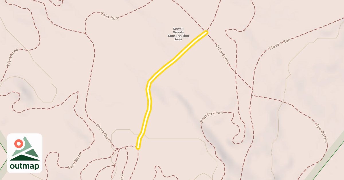 Map of Sewall Road Trail
