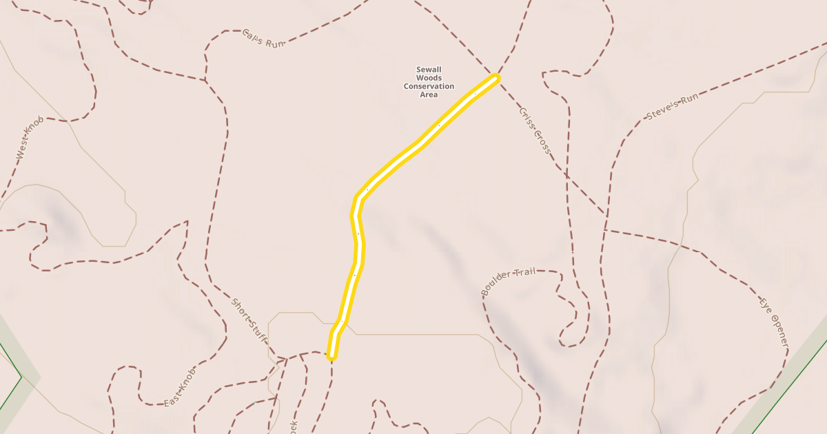 Map preview of Sewall Road Trail