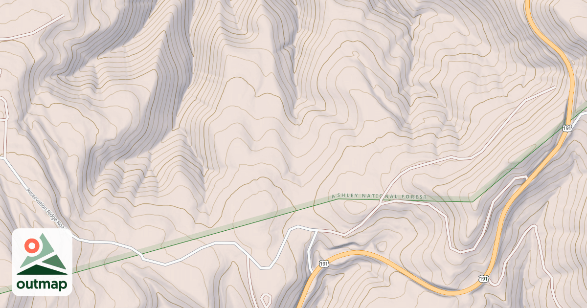 Map of BADLANDS ATV TRAIL
