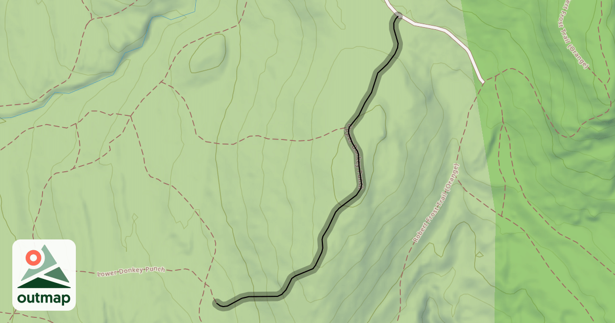 Map of Upper Donkey Punch