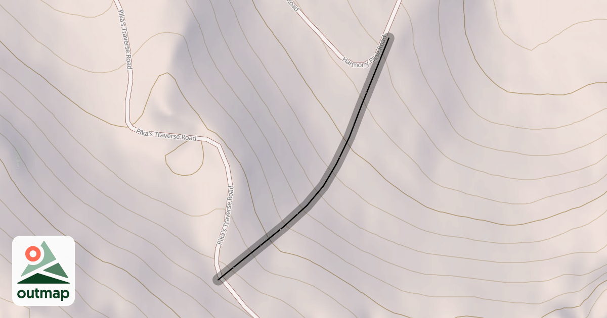 Map of Camel Hump East