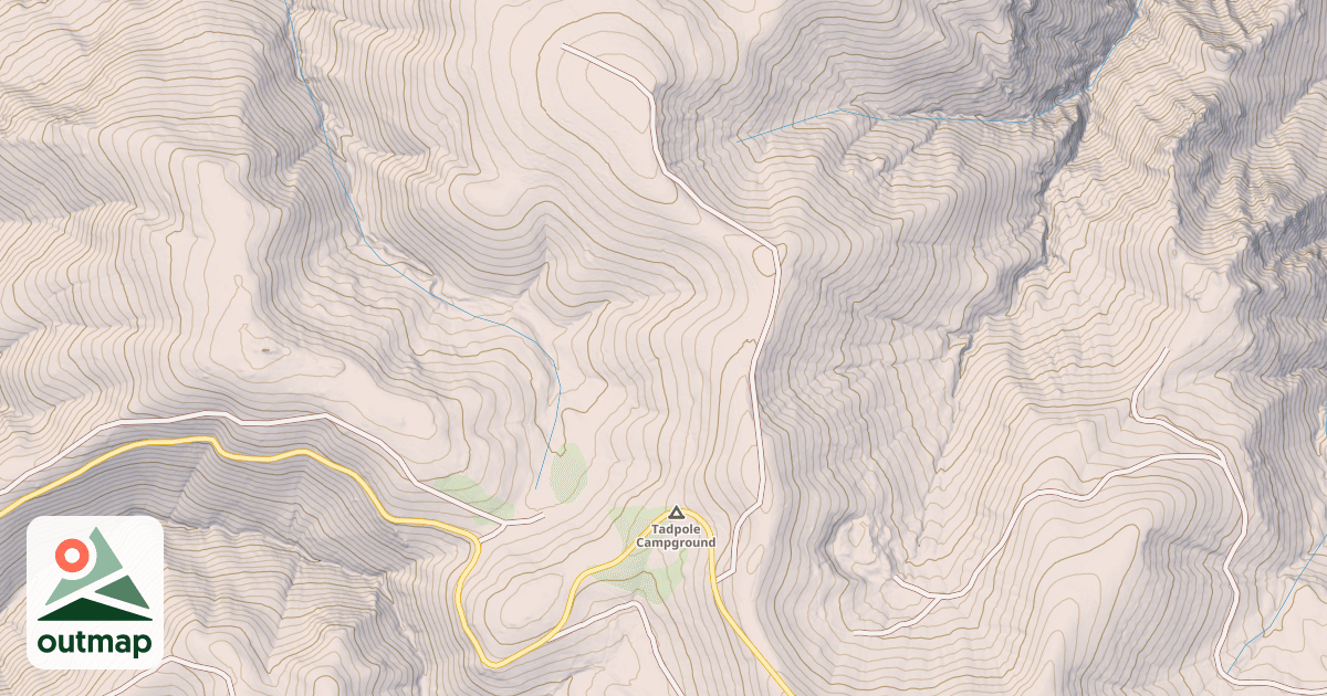 Map of CANADA HILL